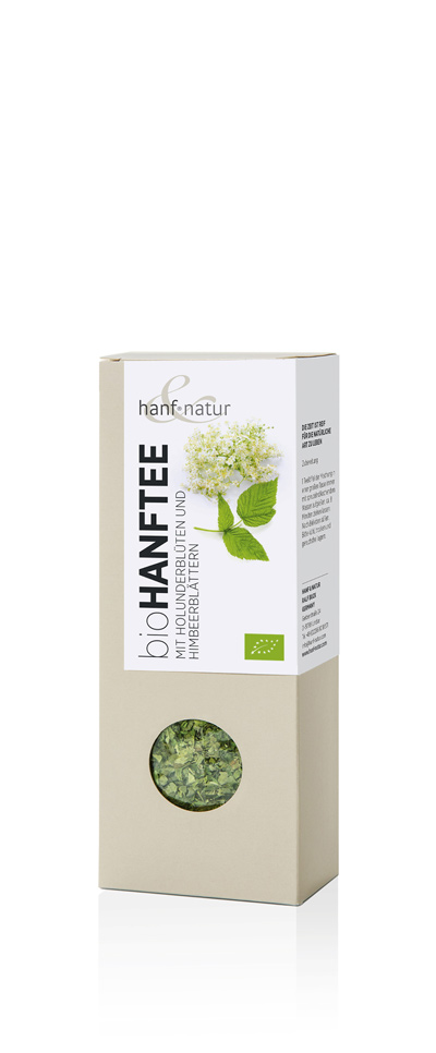 Hanf-Tee-Mischung  mit Holunderblüten  40g