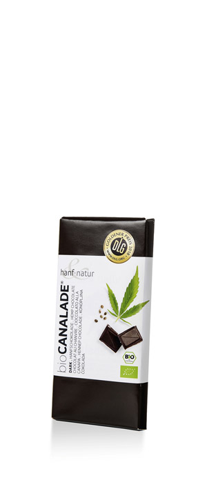 Canalade dark Hemp chocolate    Zum Produkt